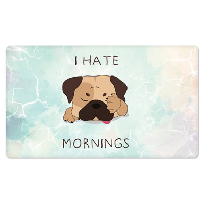 Fridge Magnet Rectangle - Hate Mornings